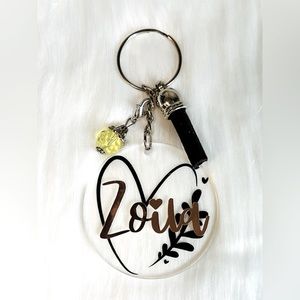 Cute personalized keychain